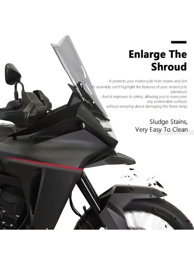2023 2024 ترانس ألب XL750 امتداد واقي الطين الأمامي نمط مزور - Image 5